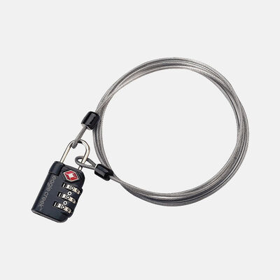 3DIAL TSA LOCK & CABLE מנעול עם קוד וכאבל